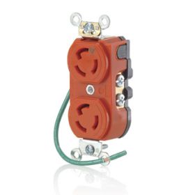 Leviton 4700-IG Duplex Receptacle 15 Amp, 125 Volt