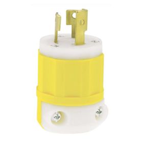 Leviton 4770-CY Industrial Grade Plug 15 Amp, 277 Volt