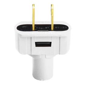 Leviton 48643-W Residential Grade Plug 15 Amp, 125 Volt