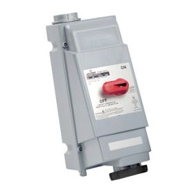 Leviton 5100MI5W Industrial Grade Mechanical Interlock, Watertight, 100 Amp, 347/600 Volt 3PY