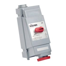 Leviton 5100MI7W Industrial Grade Mechanical Interlock, Watertight, 100 Amp, 277/480 Volt 3PY