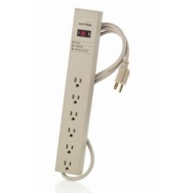 Leviton 5100-S15 Surge Protector Power Strip, 15 Amp, 125 Volt, 50/60Hz