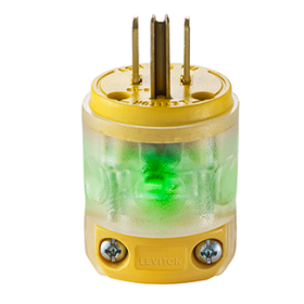 Leviton 515PV-LIT Lighted Plug 15 Amp, 125 Volt
