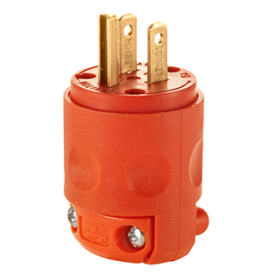 Leviton 515PV-OR Plug 15 Amp, 125 Volt