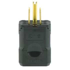 Leviton 5256-VB Industrial Grade Plug 15 Amp, 125 Volt