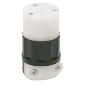 Leviton 5269-PLC Industrial Grade Connector, Power Indication, 15 Amp, 125 Volt