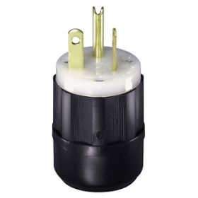 Leviton 5366-B Industrial Grade Plug 20 Amp, 125 Volt