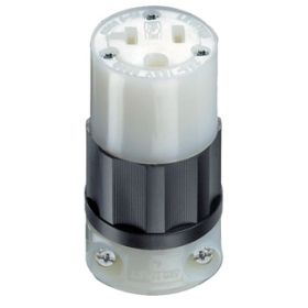 Leviton 5369-PLC Industrial Grade Connector, Power Indication 20 Amp, 125 Volt