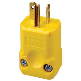 Leviton 5456-VY Industrial Grade Plug 20 Amp, 250 Volt
