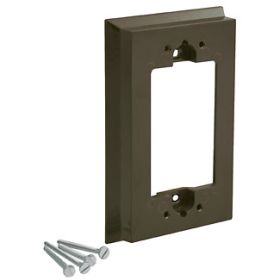 Leviton 6197-I Decora Shallow Wallbox Extender for GFCI, Ivory