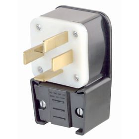 Leviton 8332-P Industrial Grade Power Angle Plug 30 Amp, 120/208 Volt 3PY