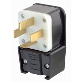 Leviton 8362-P Industrial Grade Power Angle Plug 60 Amp, 120/208 Volt 3PY