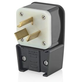 Leviton 9332-P Industrial Grade Power Angle Plug 30 Amp, 125/250 Volt