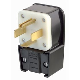 Leviton 9462-P Industrial Grade Power Angle Plug 60 Amp, 125/250 Volt