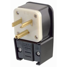 Leviton 9530-P Industrial Grade Power Angle Plug 30 Amp, 125 Volt