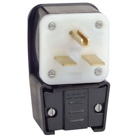 Leviton 9630-P Industrial Grade Power Angle Plug 30 Amp, 250 Volt