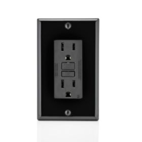 Leviton GFNT1-E Self-Test GFCI Receptacle, Non-Tamper Resistant Duplex, 15 Amp, 125 Volt, 5-15R NEMA
