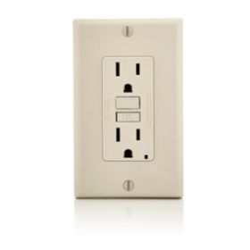 Leviton GFNT1-T Self-Test GFCI Receptacle, Non-Tamper Resistant Duplex, 15 Amp, 125 Volt, 5-15R NEMA