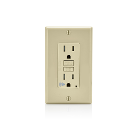 Leviton GFTA1-I Self-Test Audible GFCI Receptacle, 15 Amp, 125 Volt, 5-15R NEMA