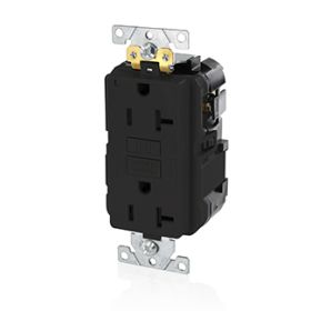 Leviton MGFN2-E Self-Test GFCI Receptacle, Lev-Lok, 20 Amp, 125 VAC, 5-20R NEMA