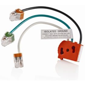 Leviton MSTWL-WIG Wiring Module for Lev-Lok Isolated Ground Receptacle, 20 Amp, 125 Volt