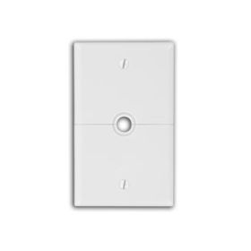 Leviton N751-W Telephone/Cable Wallplate, Sectional, Gang 1, White