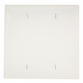 Leviton PJ23-W Blank Wallplate, Midway Size, Gang 2, White