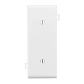 Leviton PSC14-W Blank Wallplate, Sectional, Gang 1, White