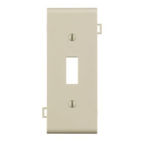 Leviton PSC1-T Switch Wallplate, Sectional, Gang 1, Light Almond