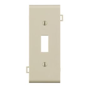 Leviton PSC1-T Switch Wallplate, Sectional, Gang 1, Light Almond