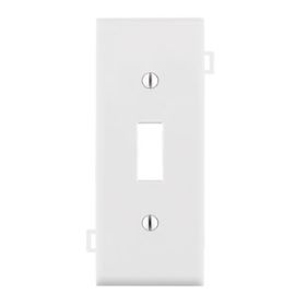 Leviton PSC1-W Switch Wallplate, Sectional, Gang 1, White