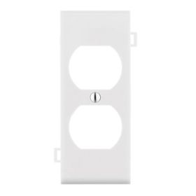 Leviton PSC8-W Receptacle Wallplate, Sectional, Gang 1, White