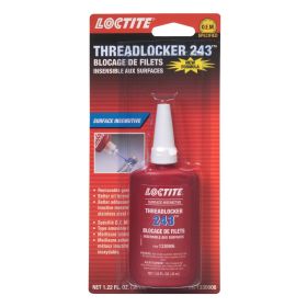 Loctite 243 Oil Tolerant Removable Medium Blue Threadlocker 36ml