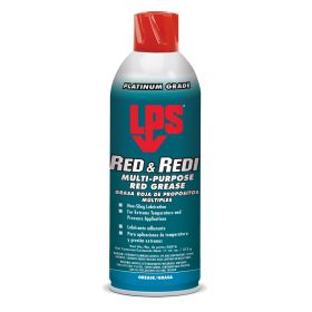 LPS 05816 Red & Redi Multi-Purpose Red Grease, 11oz. Net Aerosol