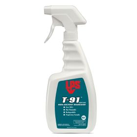 LPS 06328 T-91 Non-Solvent Degreaser, 28fl. oz. Trigger