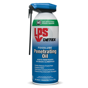 LPS Detex Foodlube Penetrating Oil Synthetic Lubricant 11oz. Aerosol