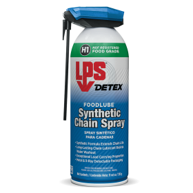 LPS Detex FoodLube Synthetic Chain Spray Lubricant 11oz.