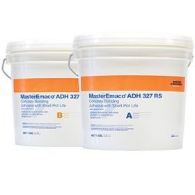 MasterEmaco ADH 327RS Liquid Epoxy Concrete Bonding Adhesive for Vertical, Overhead and Horizontal 1 Gallon Kit