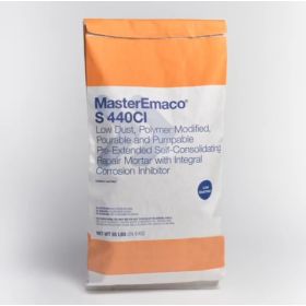 MasterEmaco S 440CI Low Dust Pourable and Pumpable Repair Mortar 55LB Bag