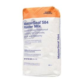 MasterSeal 584 Cementitious Waterproof Coating for Concrete Brick and Masonry Gray 80LB