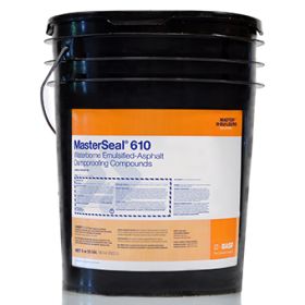 MasterSeal 610 Waterborne Emulsified-Asphalt Damp-Proofing Compounds 5 Gallon