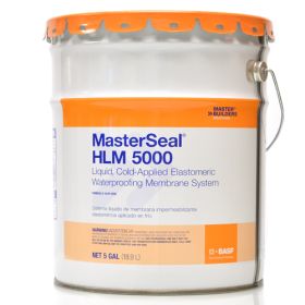 MasterSeal HLM 5000-RG Roller Grade Liquid Cold-Applied Elastomeric Waterproofing Membrane System 5 Gal