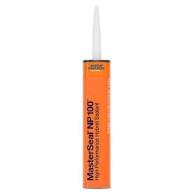 MasterSeal NP 100 High-Performance Hybrid Sealant Aluminum Gray 300ml Cartridge