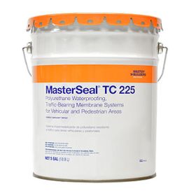 MasterSeal TC 225HT Aliphatic Polyurethane Topcoat for MasterSeal Traffic 1500 Charcoal Gray 5 Gallon