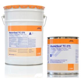 MasterSeal TC 275 Aromatic Polyurethane Topcoat Gray 4.78 Gallon Kit