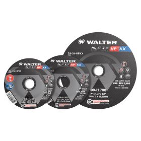 Walter 08H450 HP XX™ Grinding Wheel 4-1/2" x 1/4" x 7/8", Type 27