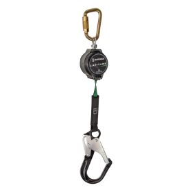 Safewaze 018-5007 Latitude Pro 7' Single Web SRL-P: Carabiner, Alu Rebar Hook