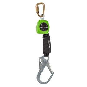 Safewaze 019-5046 Latitude 6' Single Web SRL-P: Carabiner, Rebar Hook
