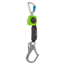 Safewaze 019-5050 Latitude 6' Single Web SRL-P: Alu Carabiner, Rebar Hook