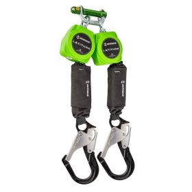Safewaze 019-5055 Latitude 6' Dual Web SRL-P: 9013 BWB, Alu Rebar Hooks